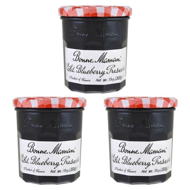 6 X Bonne Maman Jam Wild Blueberry 370G