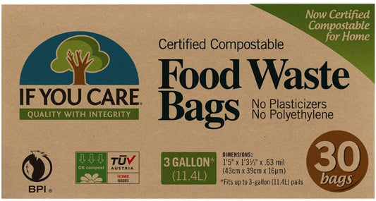 If You Care Certified Compostable Food Waste Bags, 30 Count