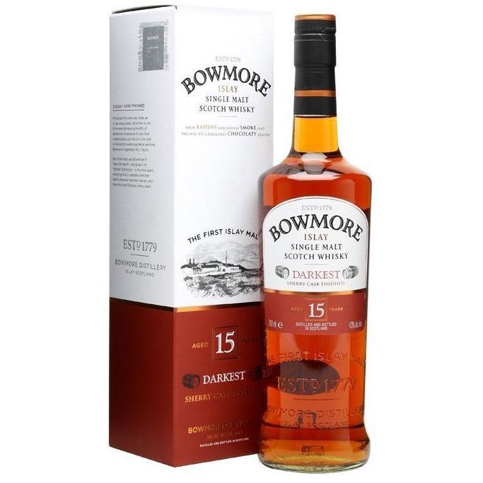 12 x Bowmore Darkest 15 Yo 700Ml