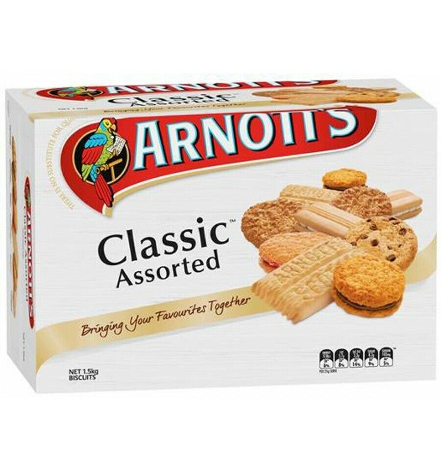 4 Pack  Biscuits Classic Assorted 1.5Kg