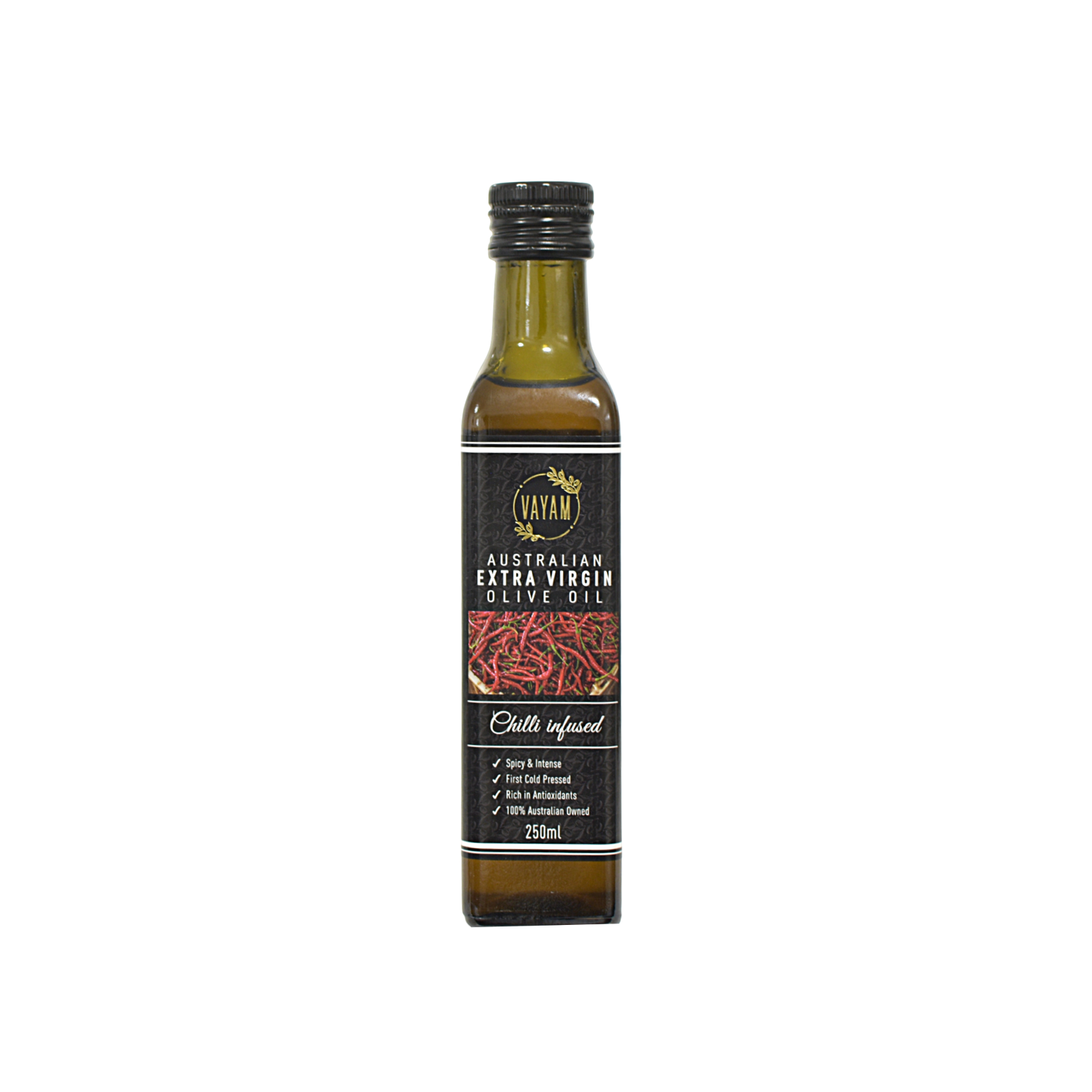 Vayam Chilli Infused Australian Extra Virgin Olive Oil 250mL