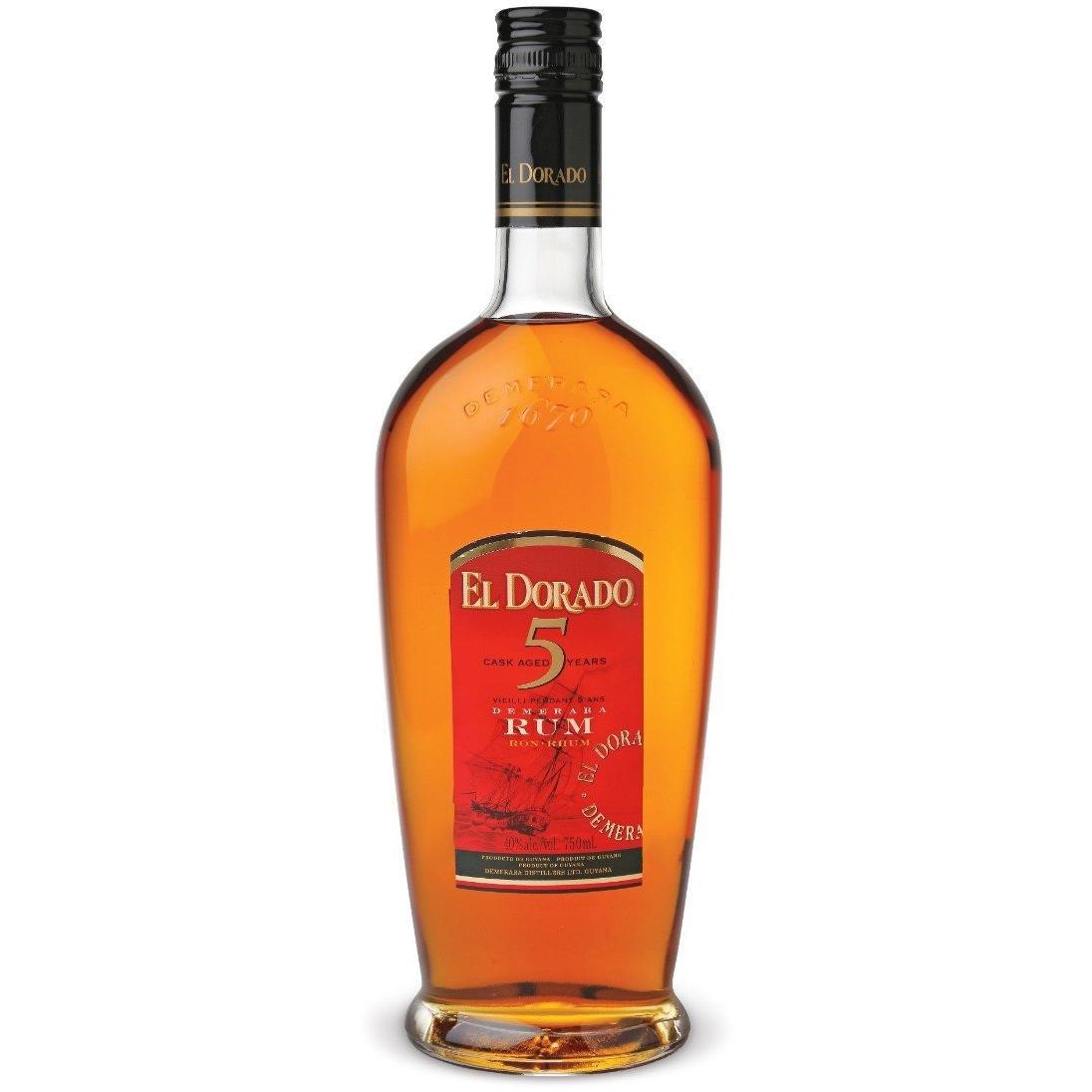 12 x El Dorado 5 Yo Rum 750Ml
