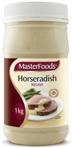 6 X Masterfoods Horseradish Relish 1Kg