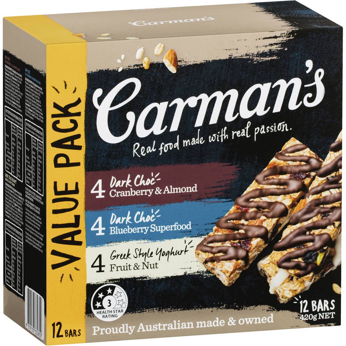 Carman'S Muesli Bars Indulgence Variety Pack Indulgent – BulkPantry