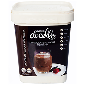 6 X Docello  Chocolate Mousse Mix 1.9Kg