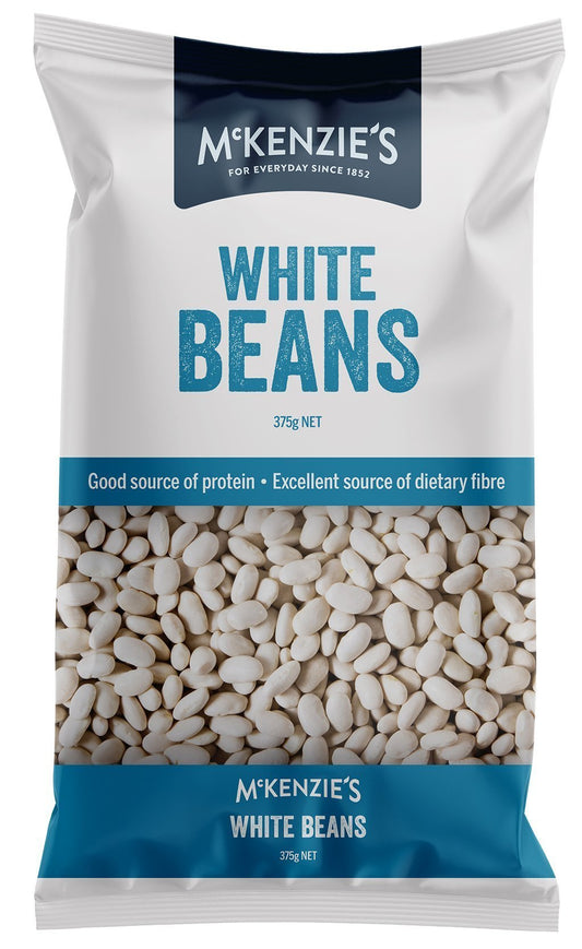 2.25Kg Mckenzie White Beans 6 X 375G