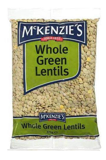 Mckenzie Green Lentils 375G