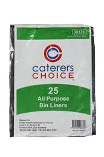 Pack 25 Garbage Bin Liners - 70-77L