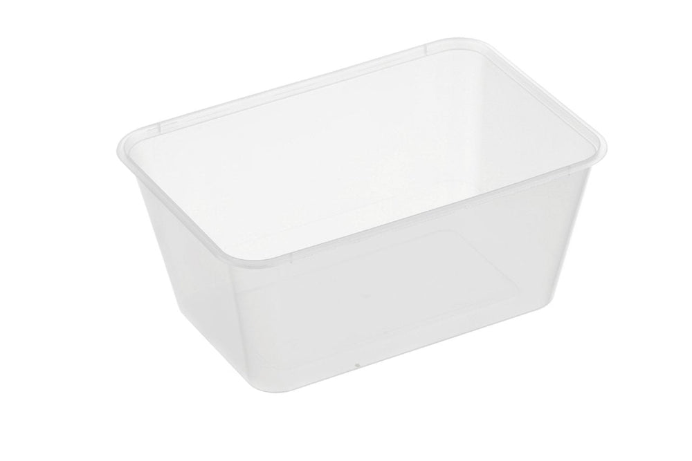 Container Rectangle Rib 1000Ml Takeaway Clear Frz Gd