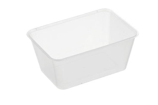 Container Rectangle Rib 1000Ml Takeaway Clear Frz Gd