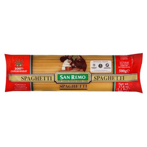 20 X San Remo Spaghetti Noodles 500G