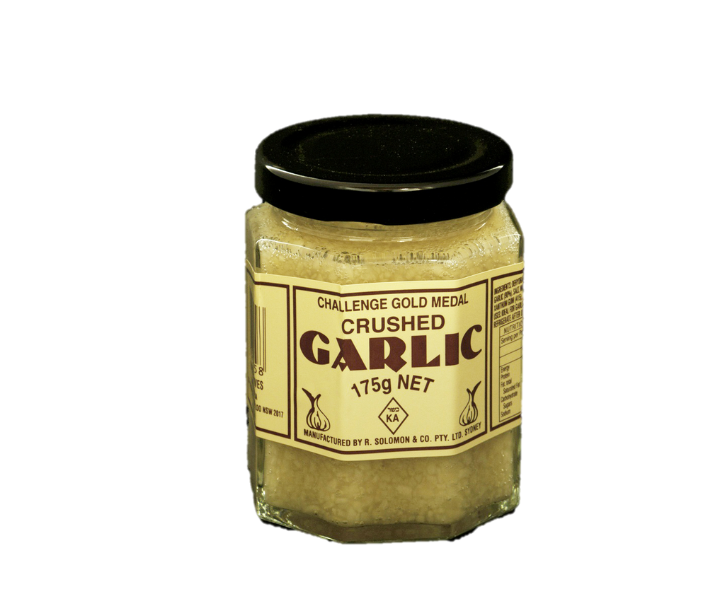 Solomon'S Crushed Garlic 175G Or 12 Pack Halal