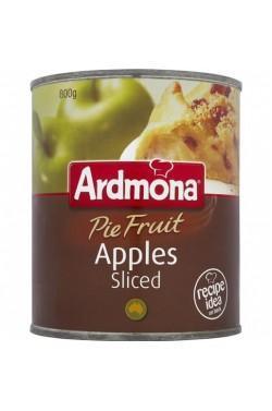 12 X Ardmona Pie Fruit Apples Sliced 800G