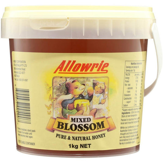 6 X Allowrie Honey 1 Kg