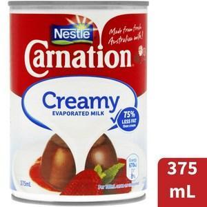 18 X  Carnation Creamy Evaporated Milk 375Ml