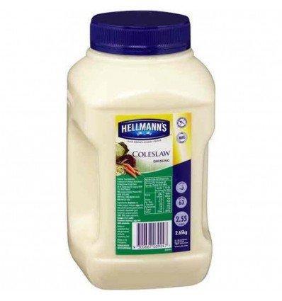4 X Hellmann's Dressing Coleslaw 2.55L