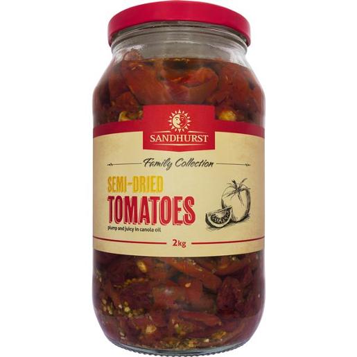 Tomatoes Semi Dried  2Kg Sandhurst