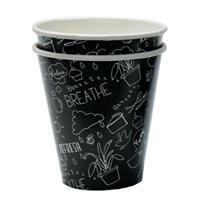 Cups Paper Hot 237Ml 8Oz Corrugated