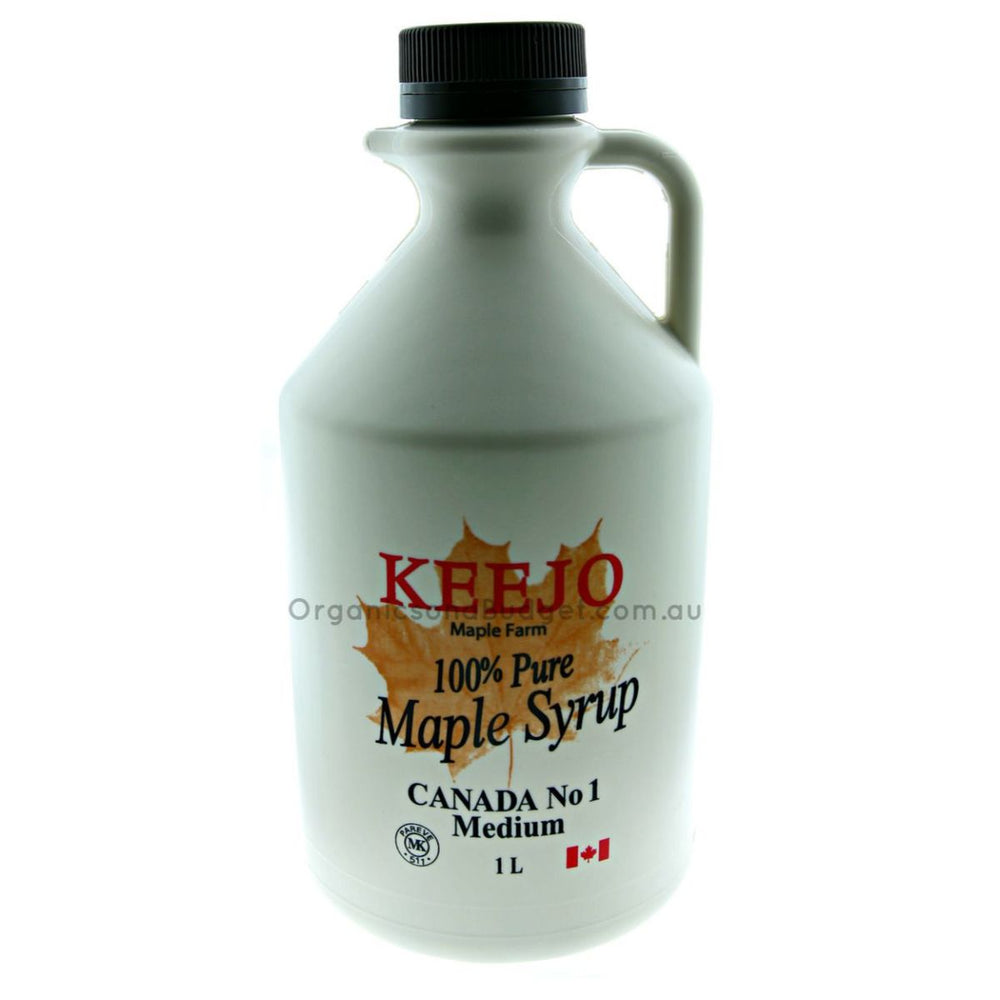 12 X Keejo Maple Syrup 100% Pure 1L