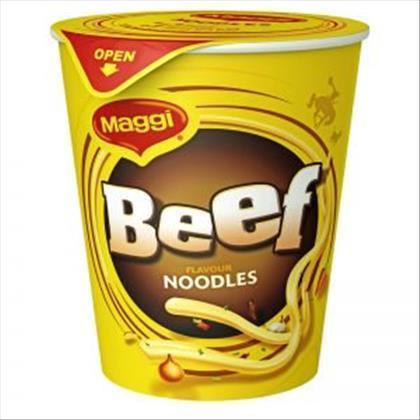 Maggi 2 Minute Noodles Cup Beef 12 X 58G