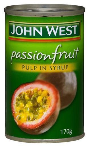 24 X John West Passionfruit Pulp 170G