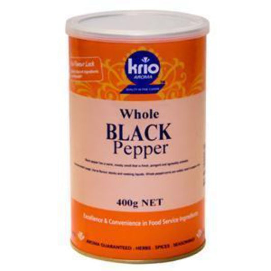 6 X Black Whole Peppercorns Krio 500G