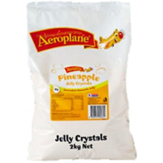 6 X Aeroplane Jelly Pineapple Crystals 2 Kg