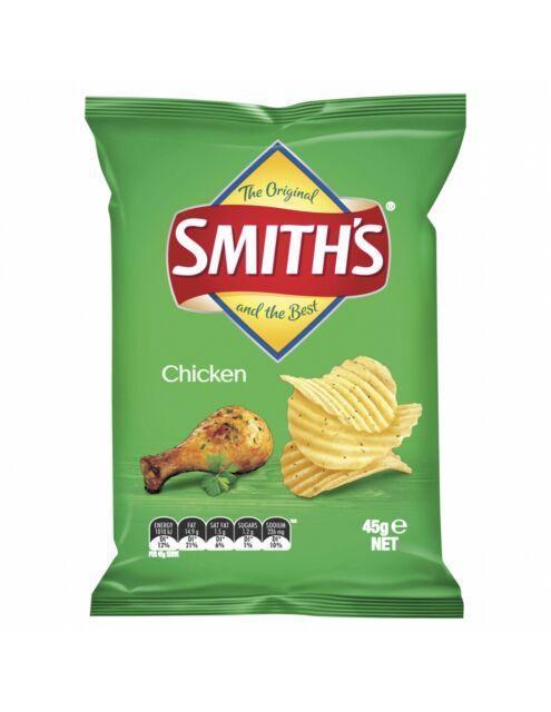 Smith'S Chips Chicken Crinkle Cut 18 X 45G