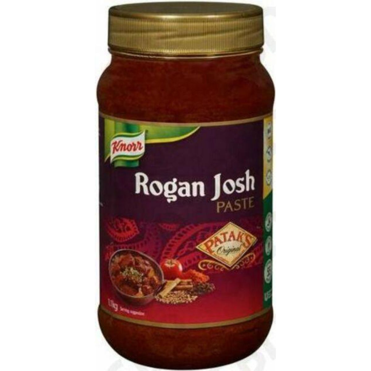 4X Knorr Pataks Rogan Josh Paste 1.05L