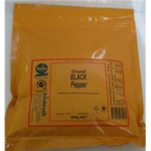 6Kg Krio Pepper Black Ground 12 X 500G