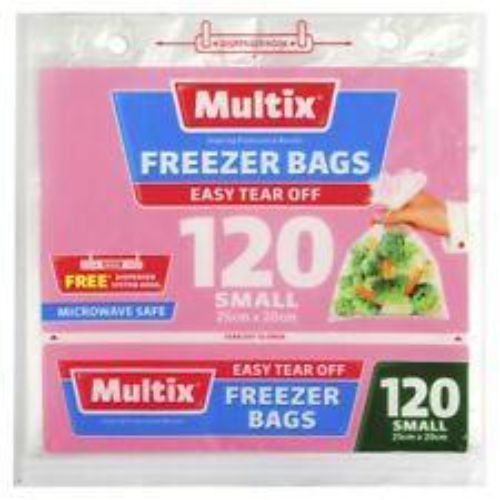 120 Pack Multix Freezer Bags Packet Of Small Tear Off – BulkPantry