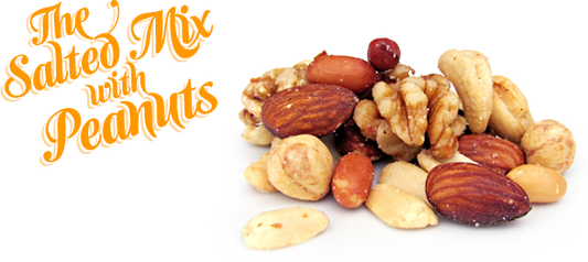 12 X Mixed Nuts With Peanuts Roasted & Salted