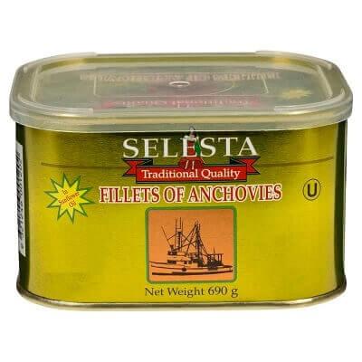 Selesta Anchovie Fillets 690G