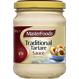 6 X Masterfoods Tartare Sauce 220G