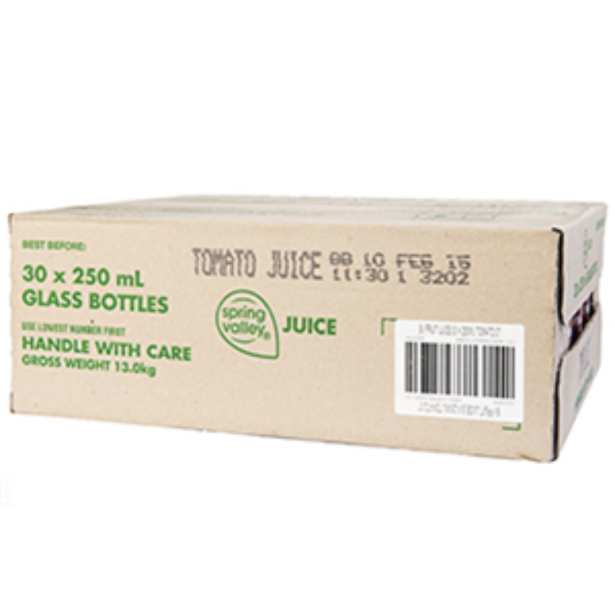 Spring Valley Juice Tomato Glass 30 X 250Ml – BulkPantry